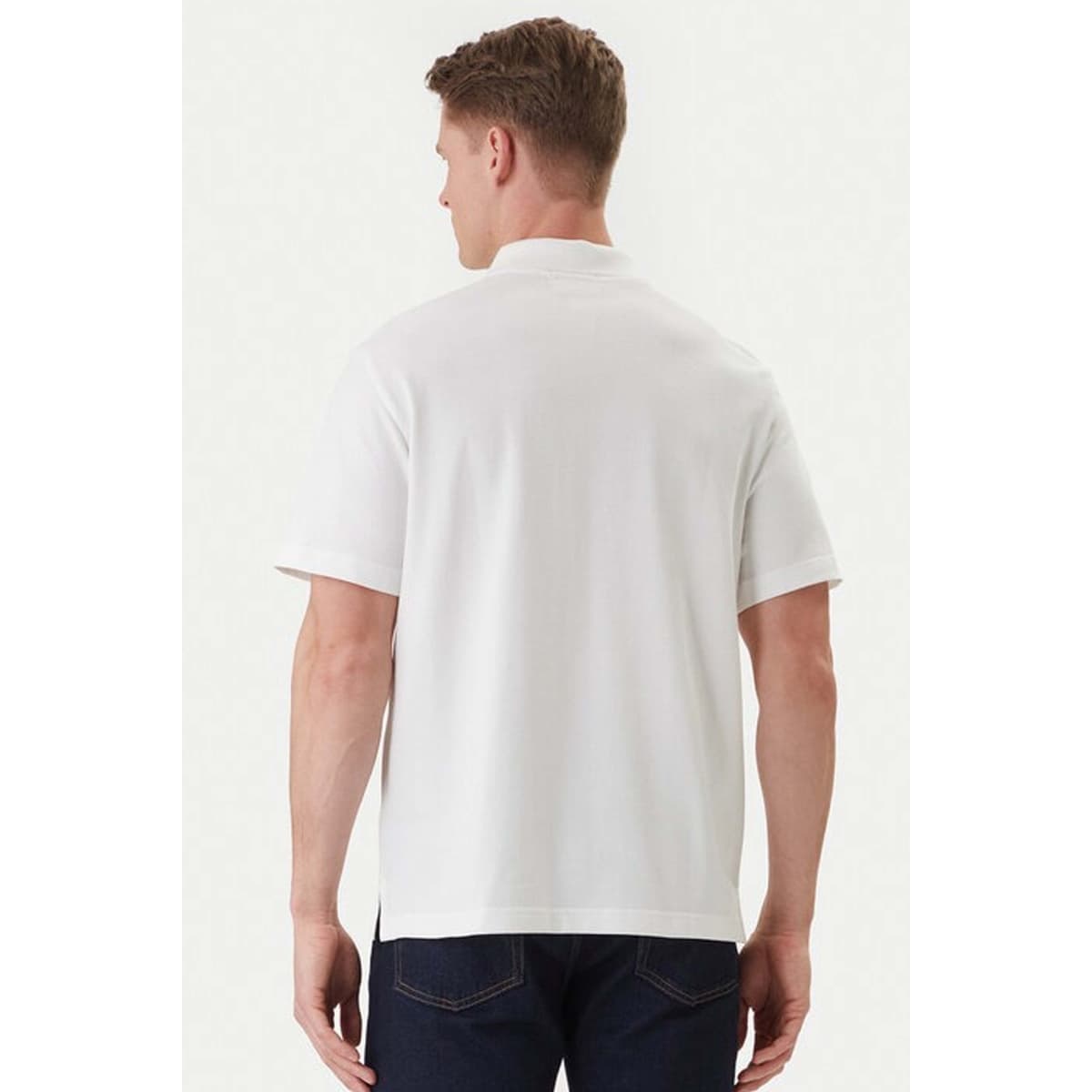 Men's Polo Shirts Calvin Klein White
