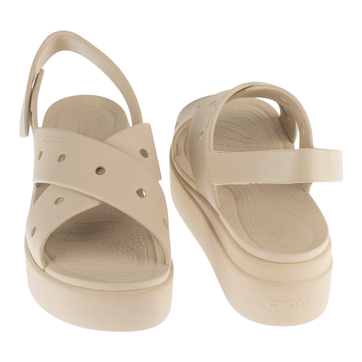 Women's Platforms Crocs Beige