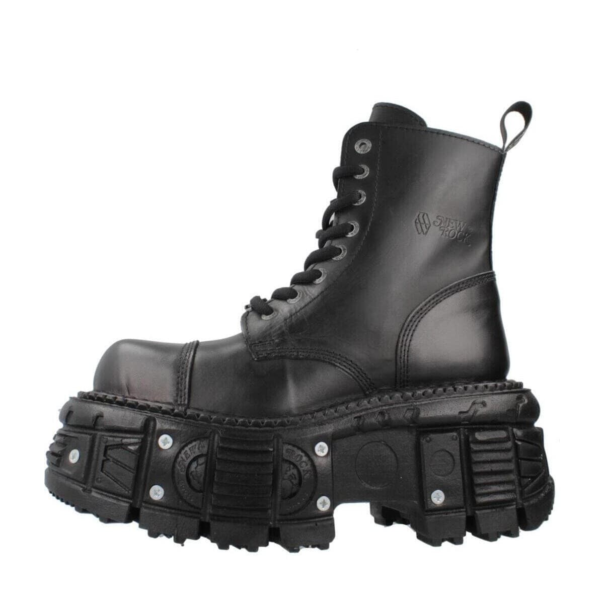 Women's Ankle Boots New Rock Black