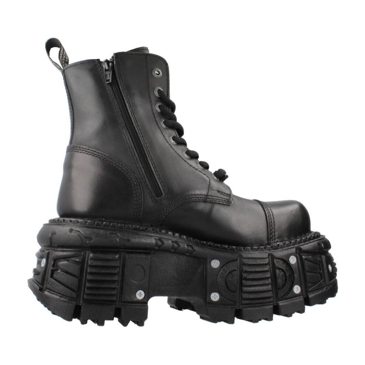 Women's Ankle Boots New Rock Black