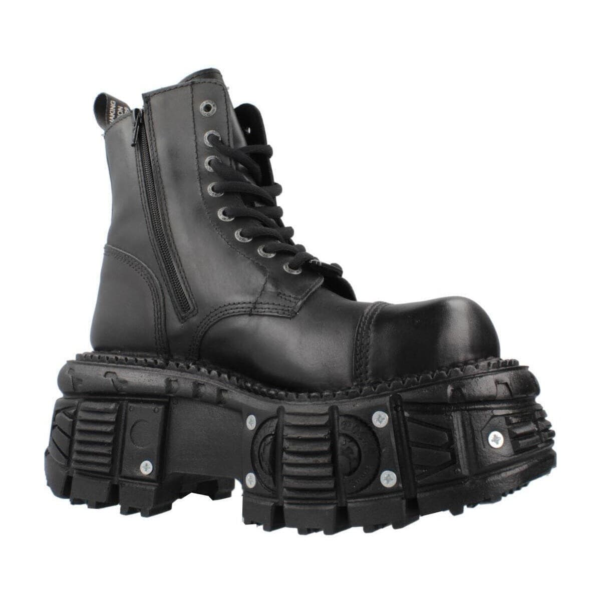 Women's Ankle Boots New Rock Black