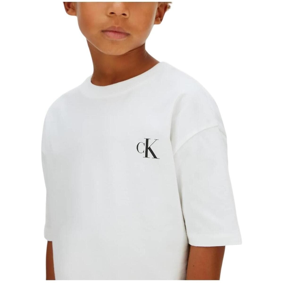 Boys' T-Shirts Calvin Klein White
