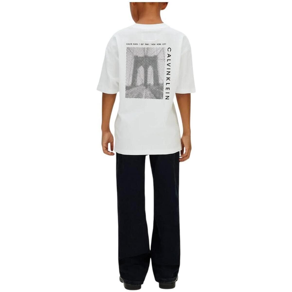 Boys' T-Shirts Calvin Klein White