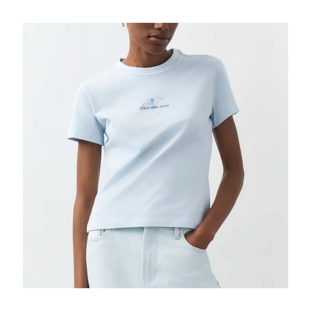 Women's T-Shirts Calvin Klein Blue