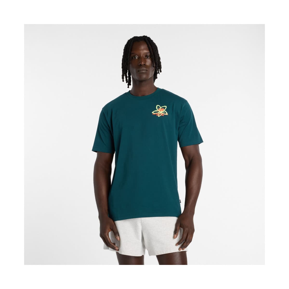 Men's T-Shirts New Balance Green