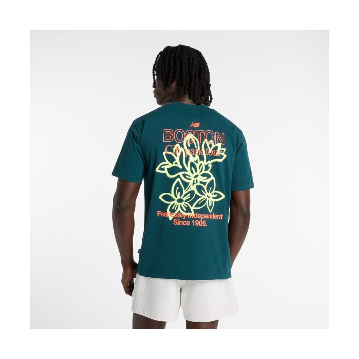 Men's T-Shirts New Balance Green