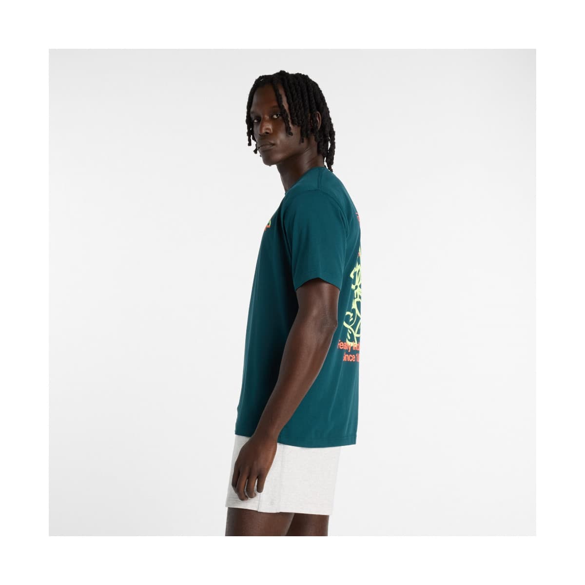 Men's T-Shirts New Balance Green