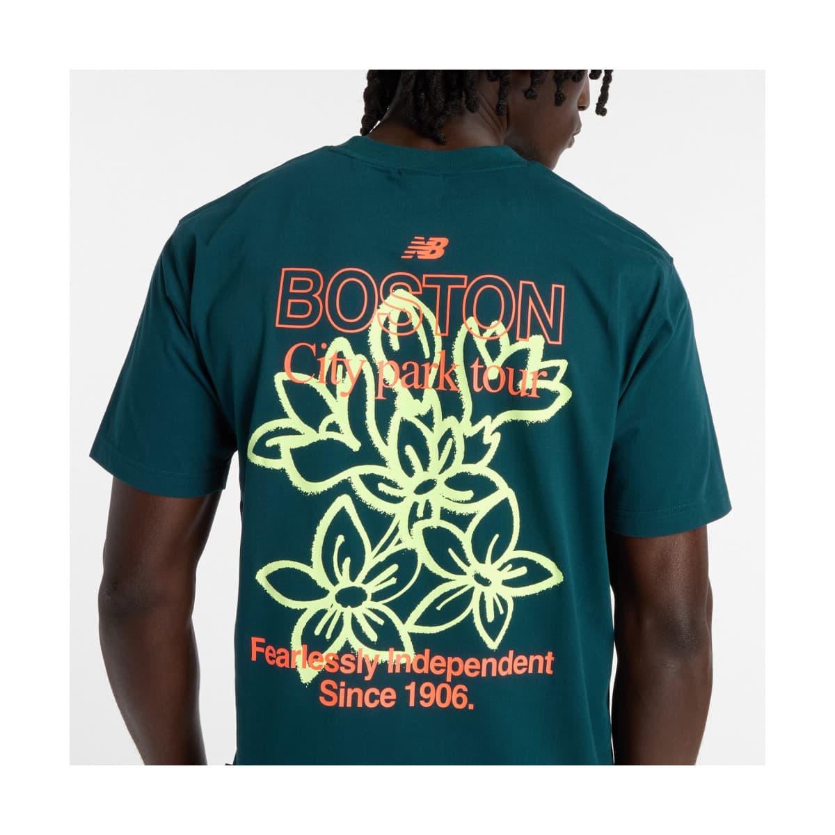 Men's T-Shirts New Balance Green