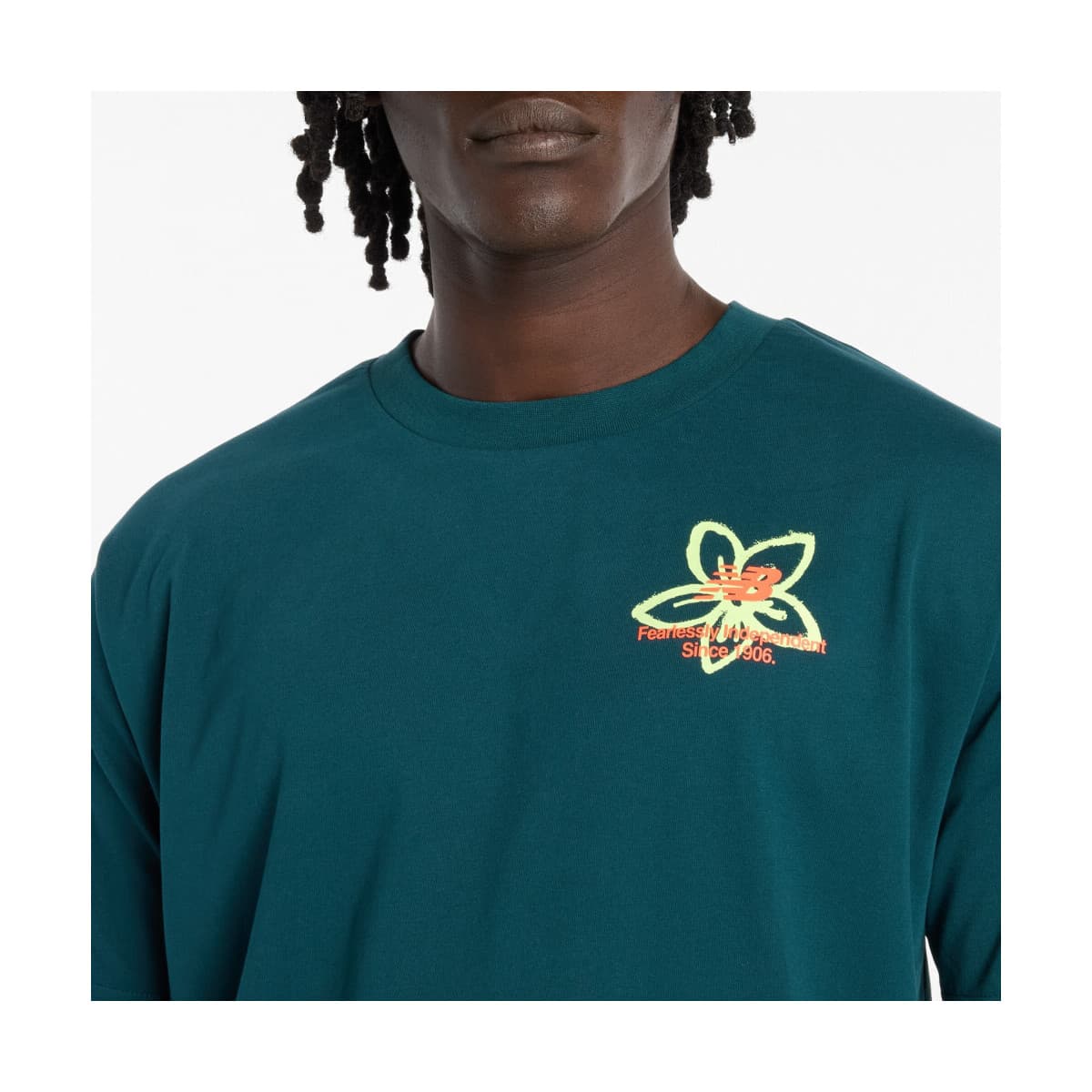 Men's T-Shirts New Balance Green