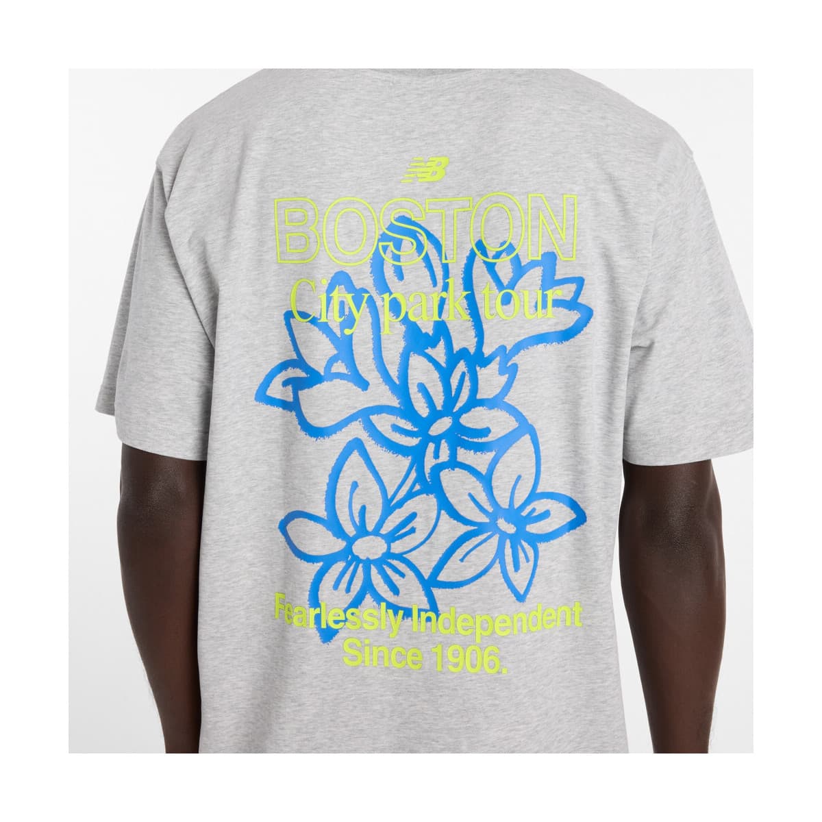 Men's T-Shirts New Balance Gray