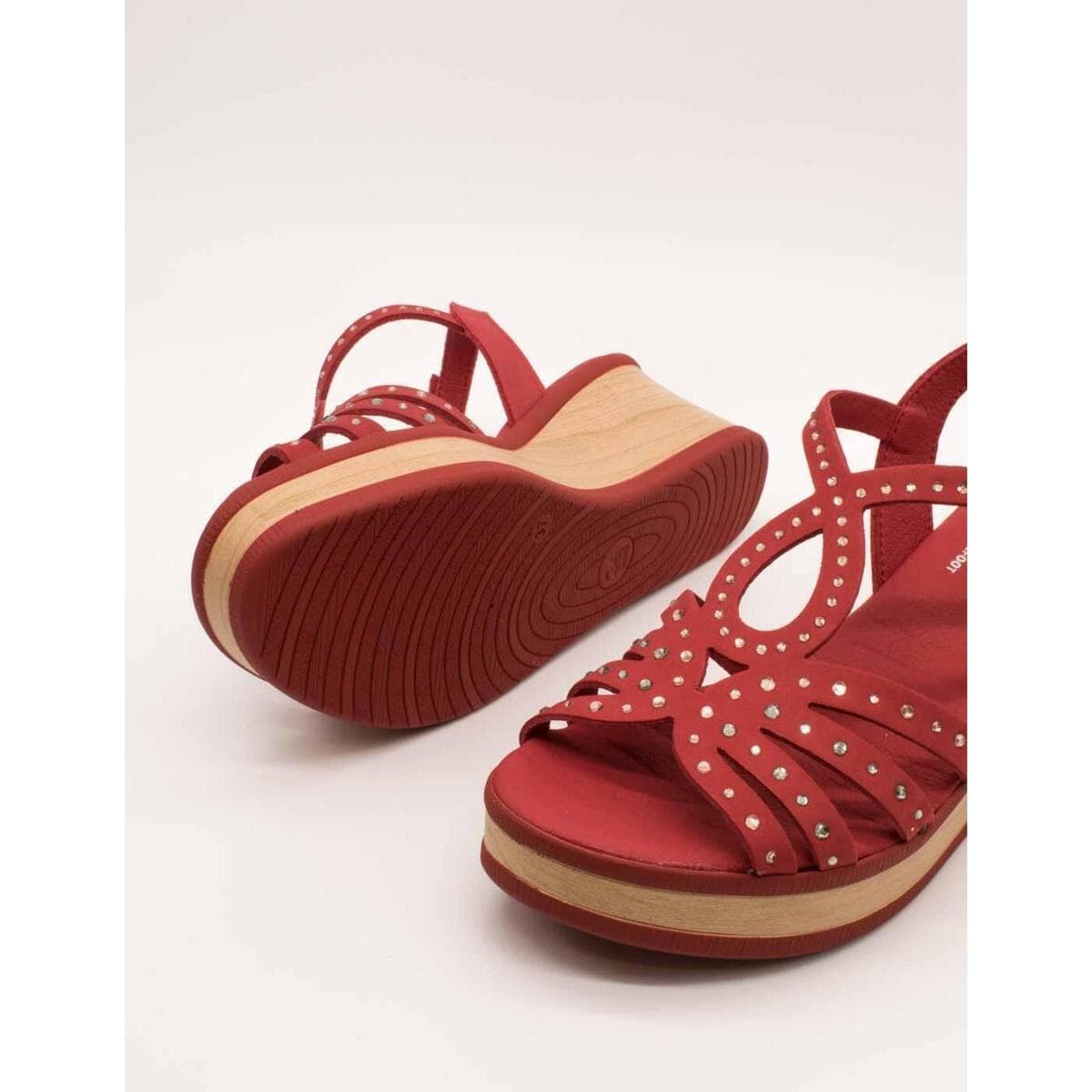 Women's Platforms 24 Hrs Red