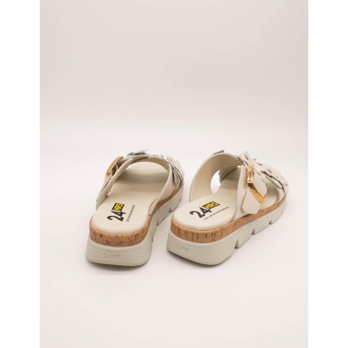 Women's Platforms 24 Hrs White