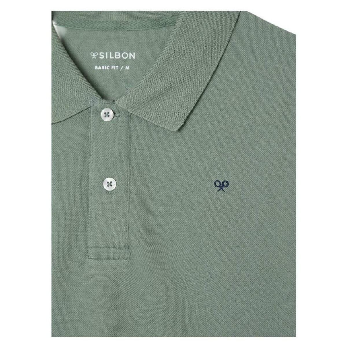 Men's Polo Shirts Silbon Green