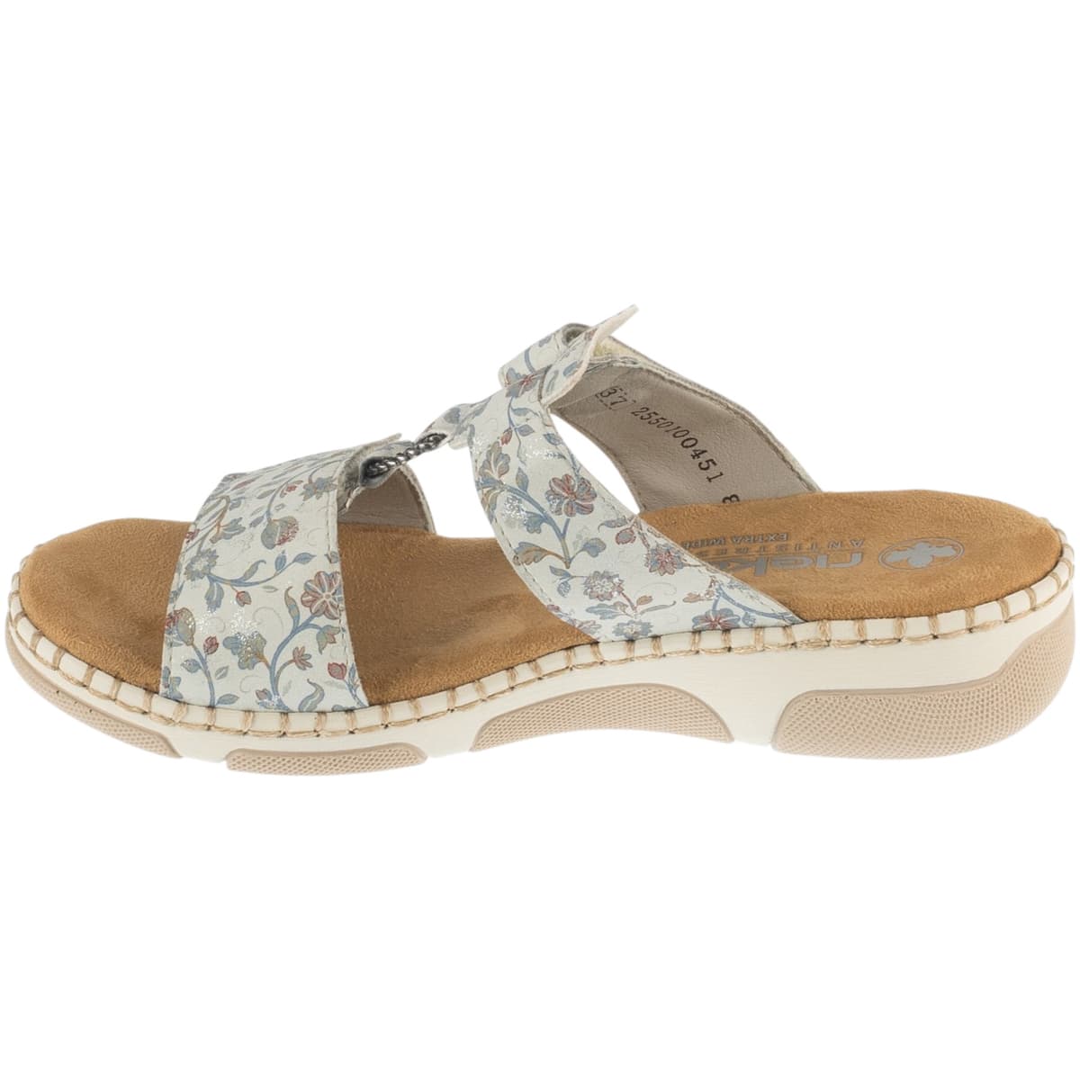 Women's Mules Rieker White