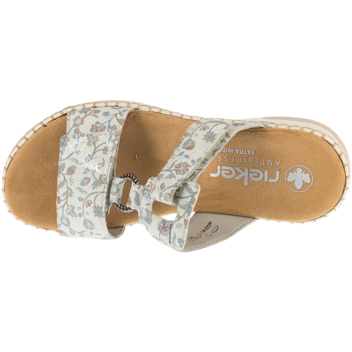 Women's Mules Rieker White