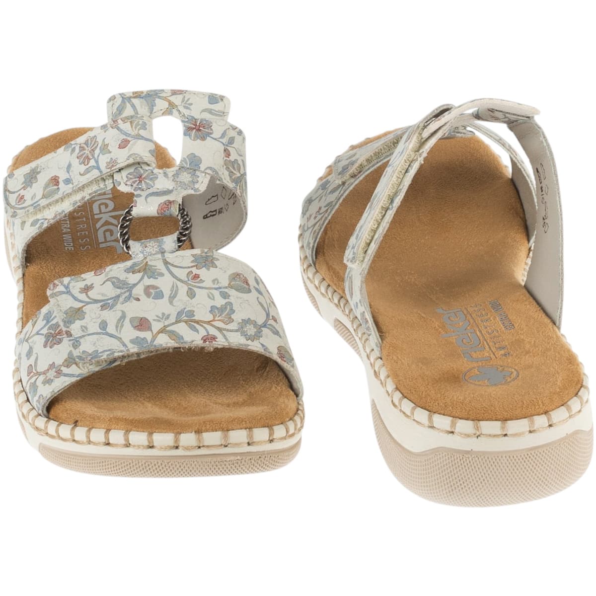 Women's Mules Rieker White