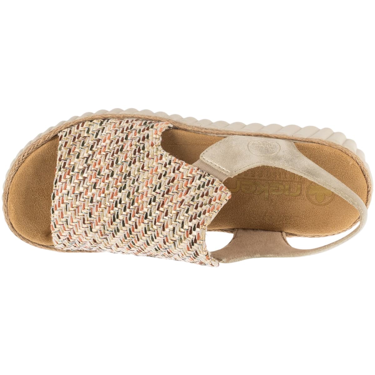 Women's Sports Sandals Rieker Beige