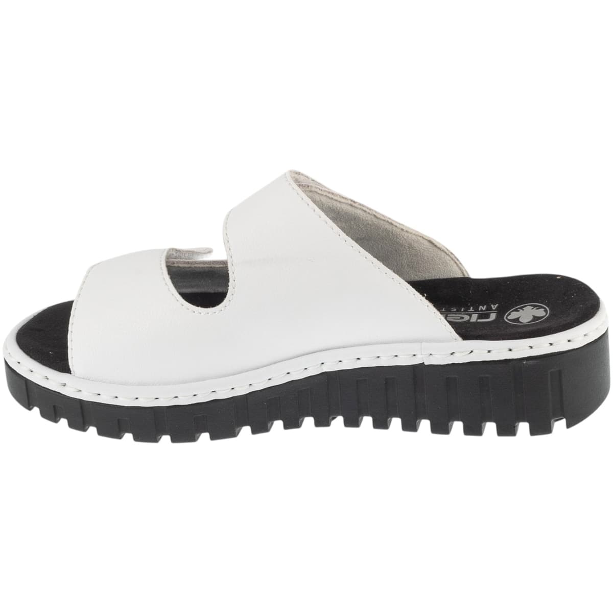 Women's Mules Rieker White