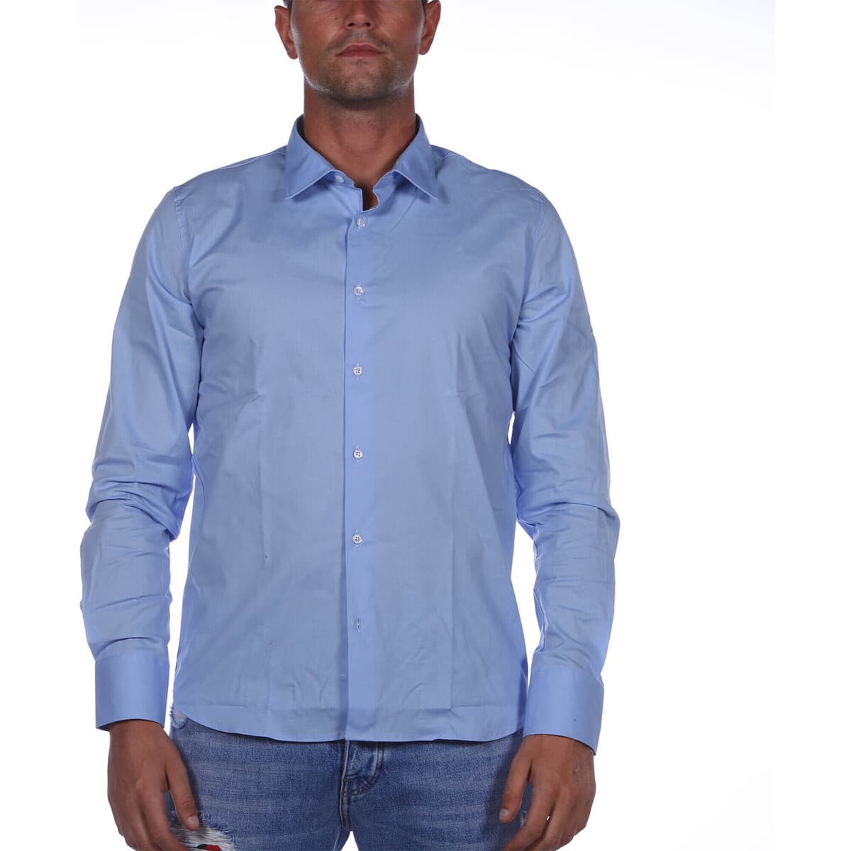 Men's Shirts Sl56 Blue