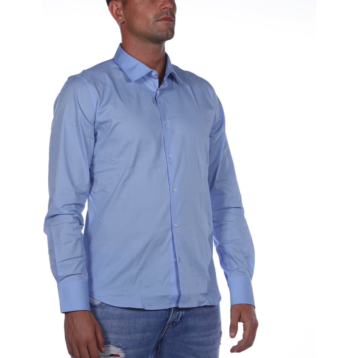 Men's Shirts Sl56 Blue