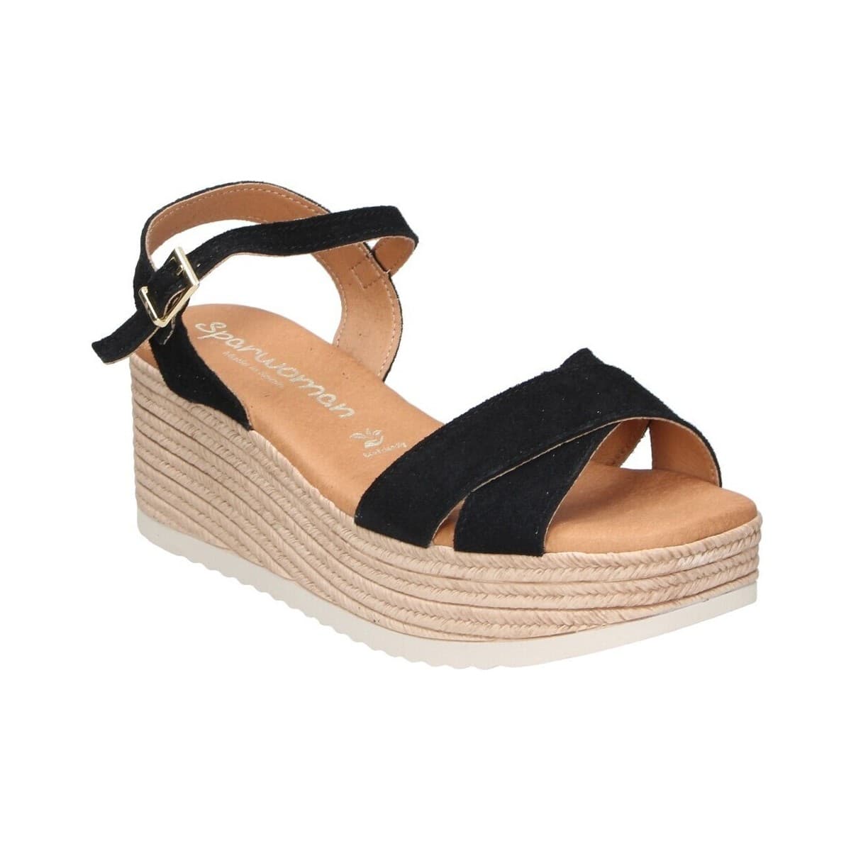 Women's Platforms Spar Woman Black