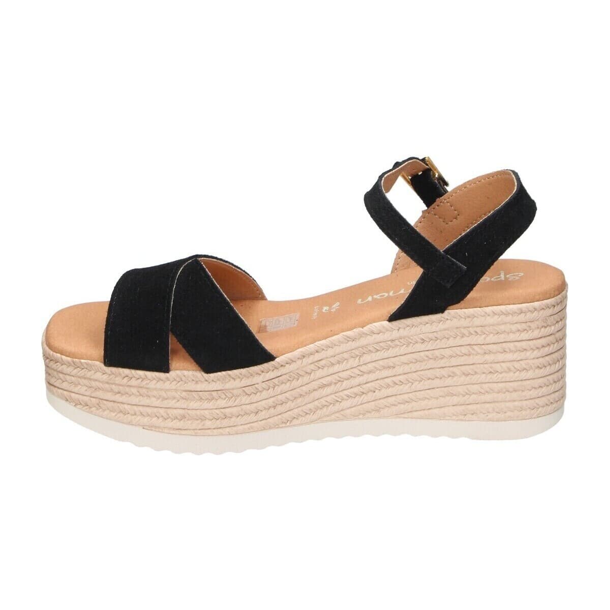 Women's Platforms Spar Woman Black