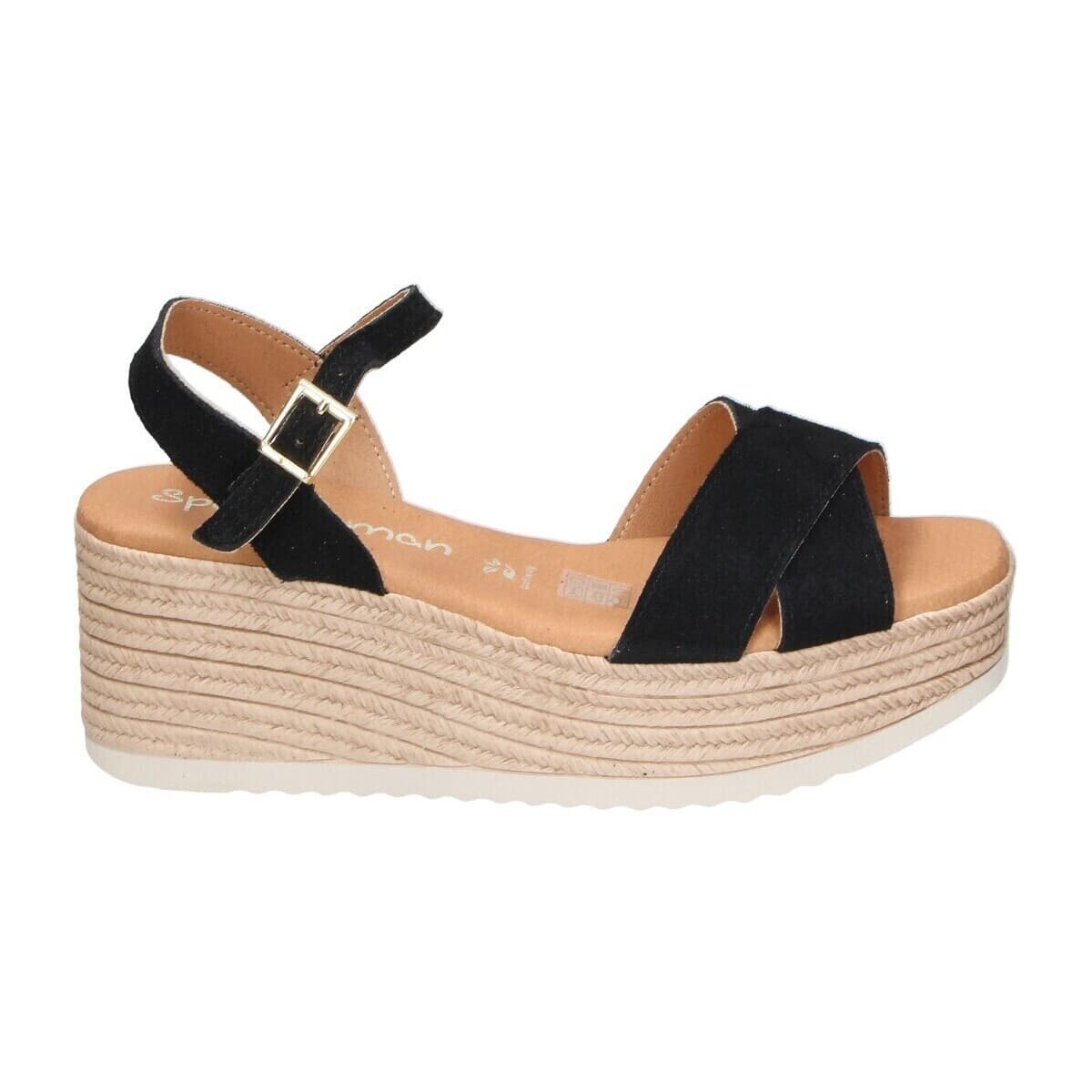 Women's Platforms Spar Woman Black