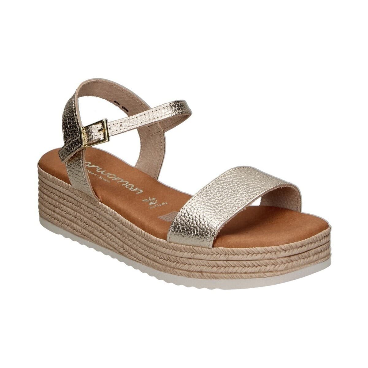 Women's Platforms Spar Woman Gold