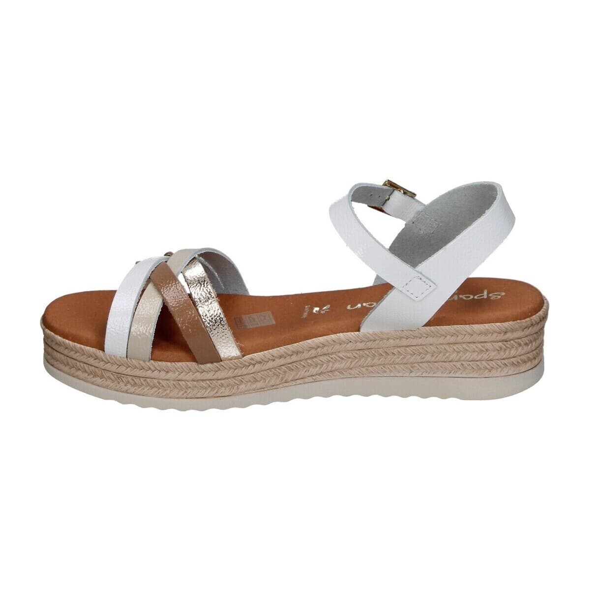 Women's Platforms Spar Woman White