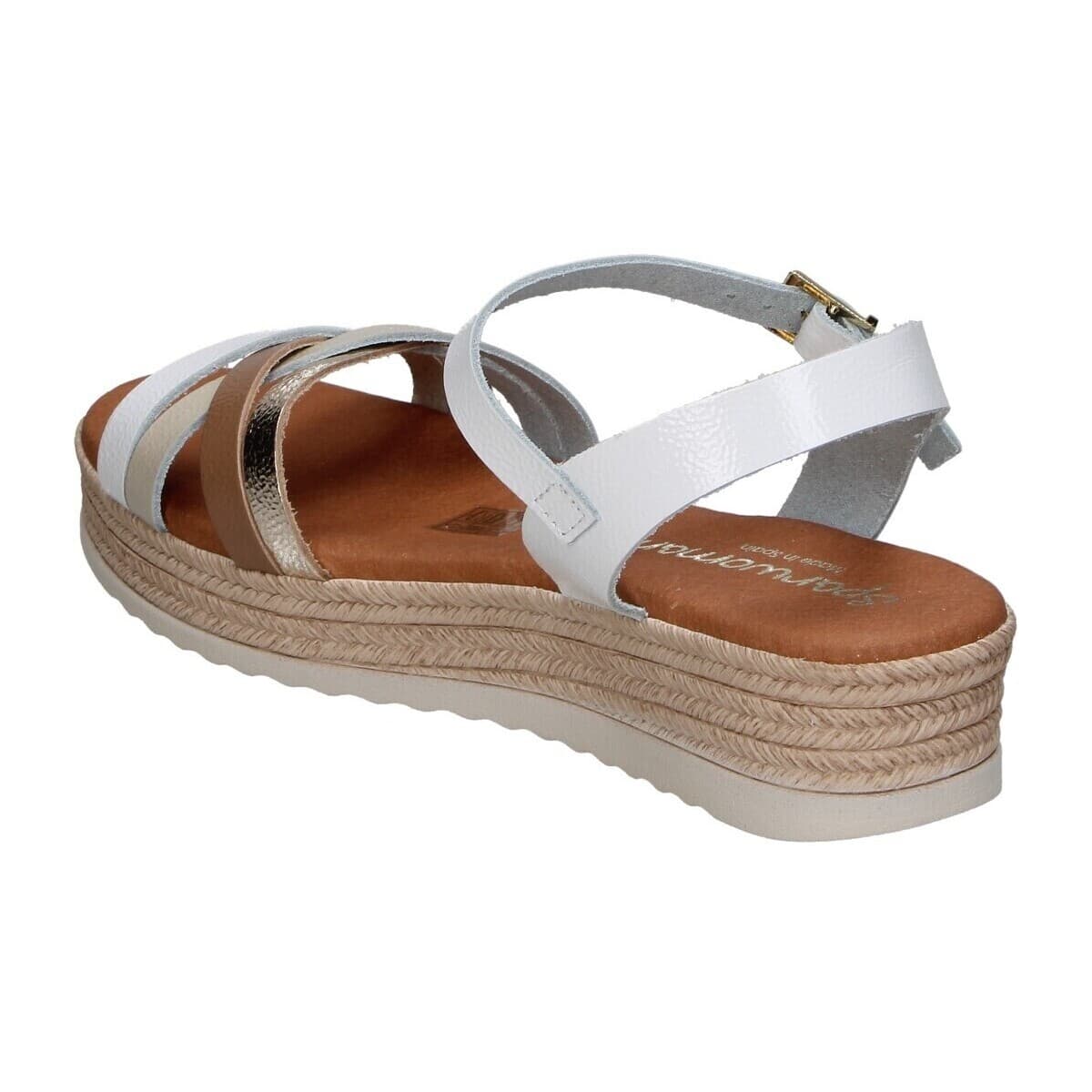 Women's Platforms Spar Woman White