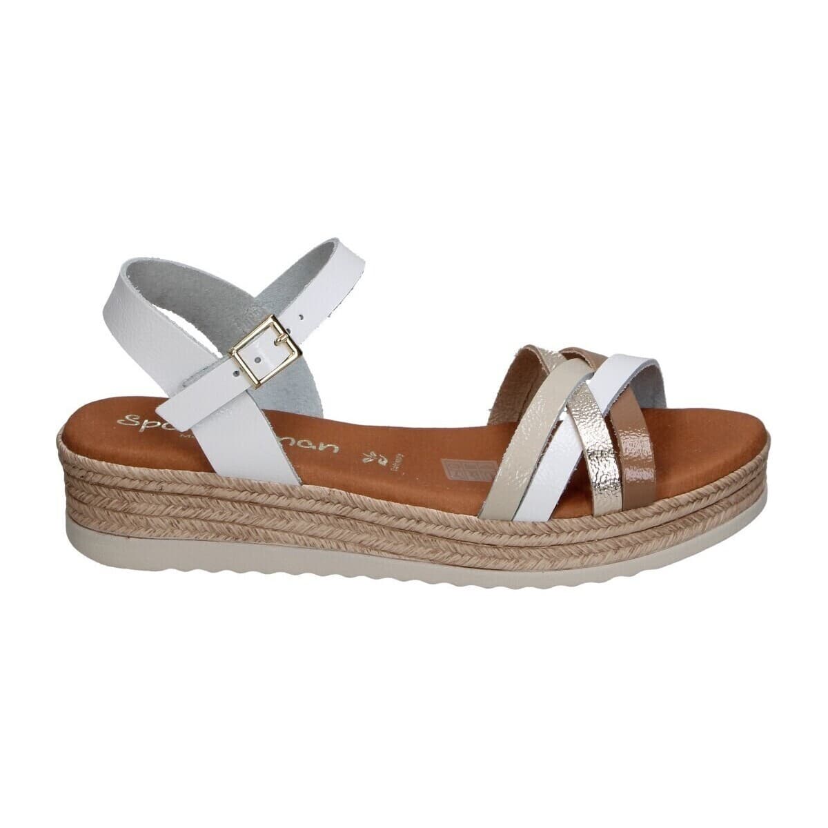 Women's Platforms Spar Woman White