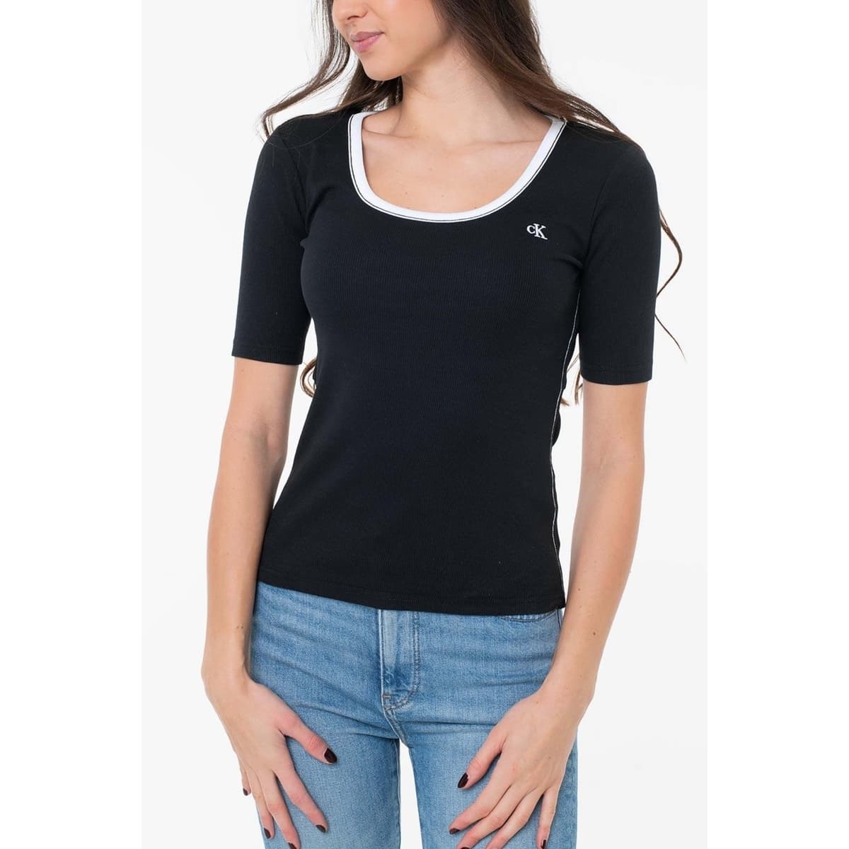 Women's T-Shirts Calvin Klein Black