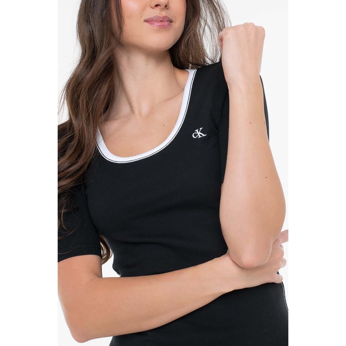 Women's T-Shirts Calvin Klein Black