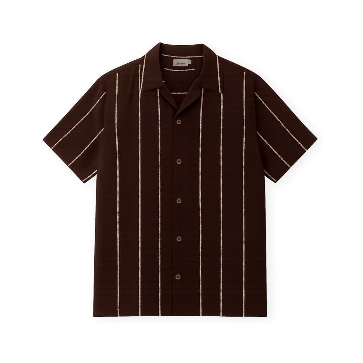 Πουκάμισο με κοντά μανίκια Imago Multch Shirt - Brown