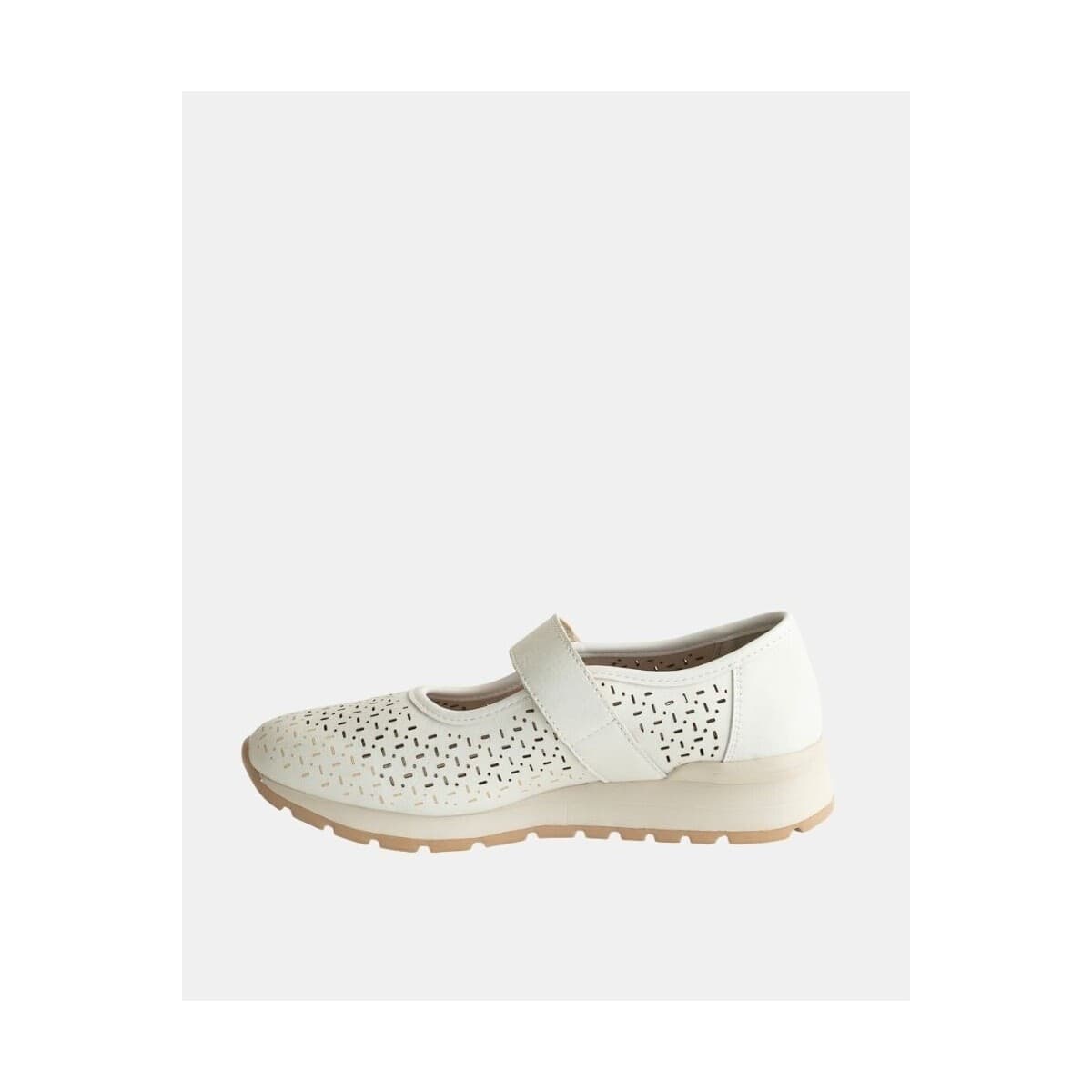 Women's Ballet Flats Rks White