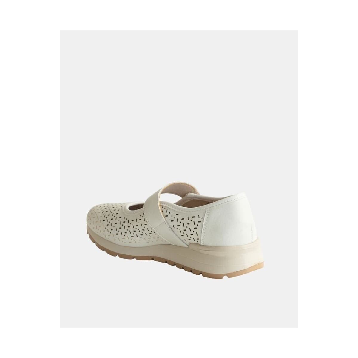 Women's Ballet Flats Rks White