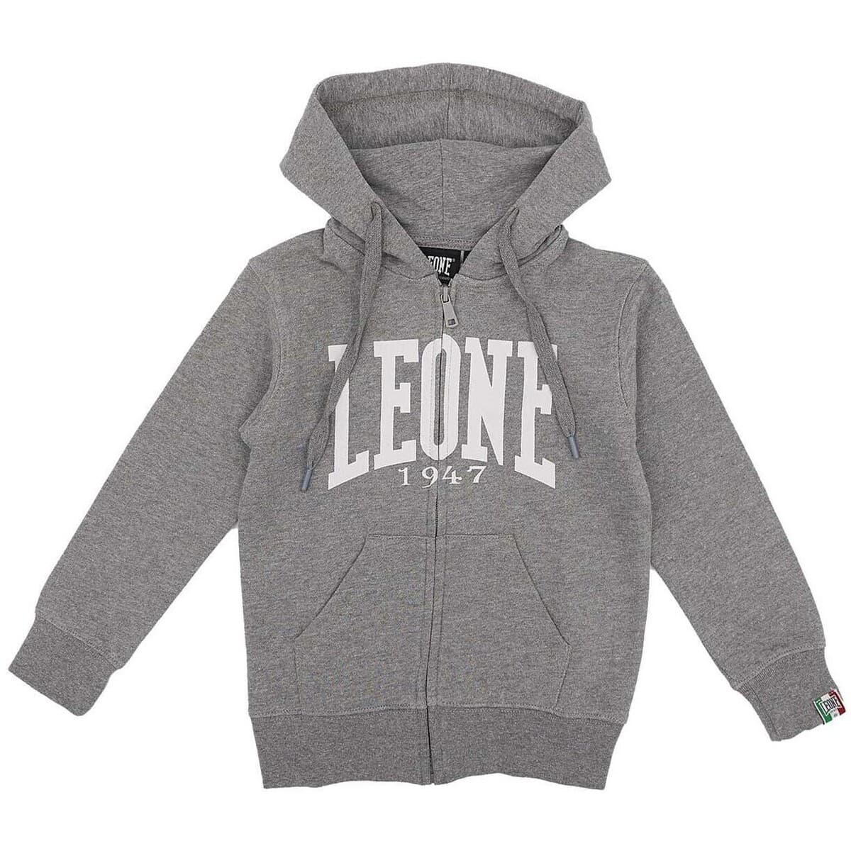T-shirt με κουκούλα Leone 1947 Boy Hoody Full Zip Basic