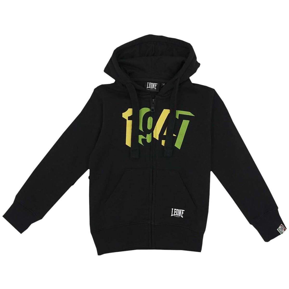 T-shirt με κουκούλα Leone 1947 Boy Hoody Full Zip Basic