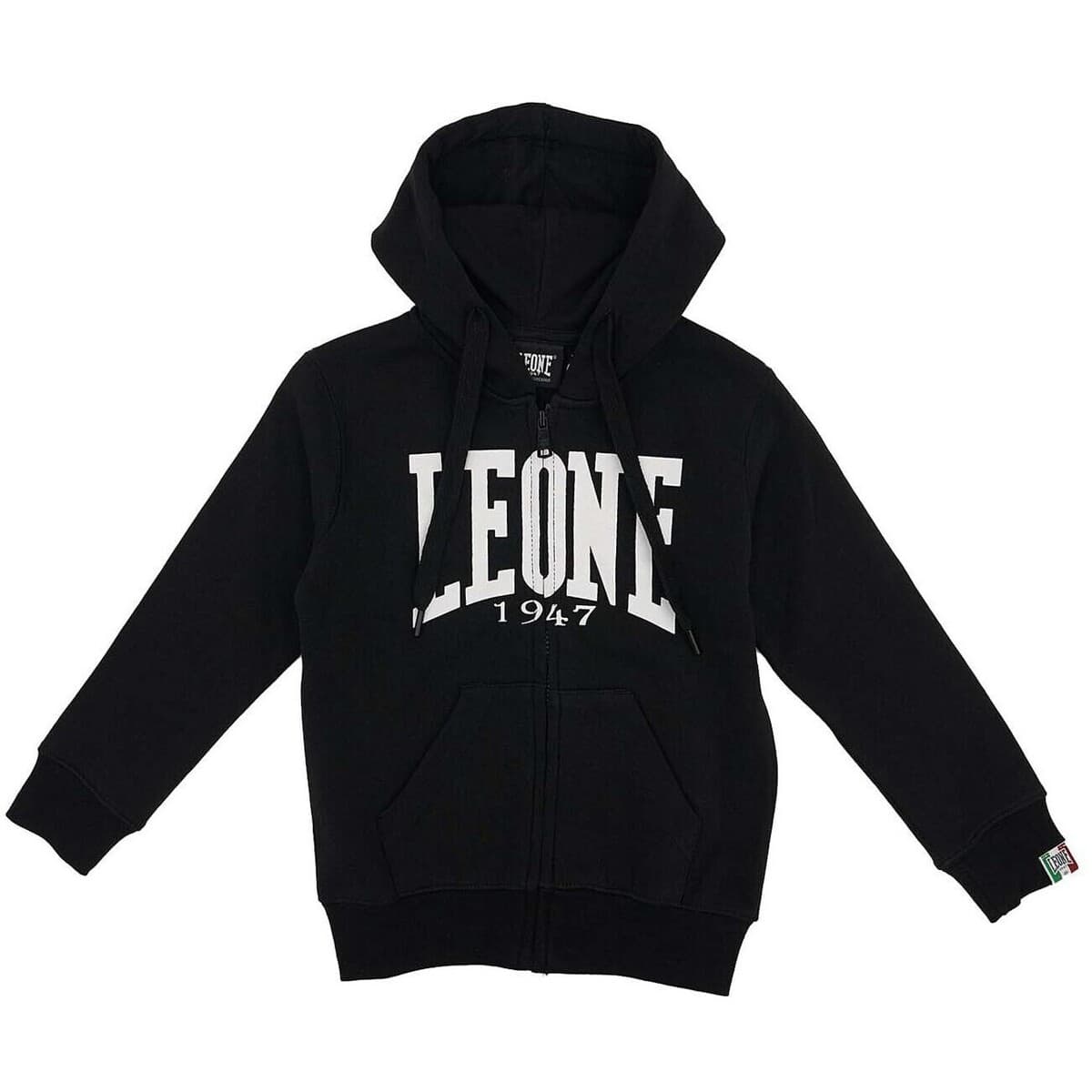 T-shirt με κουκούλα Leone 1947 Boy Hoody Full Zip Basic