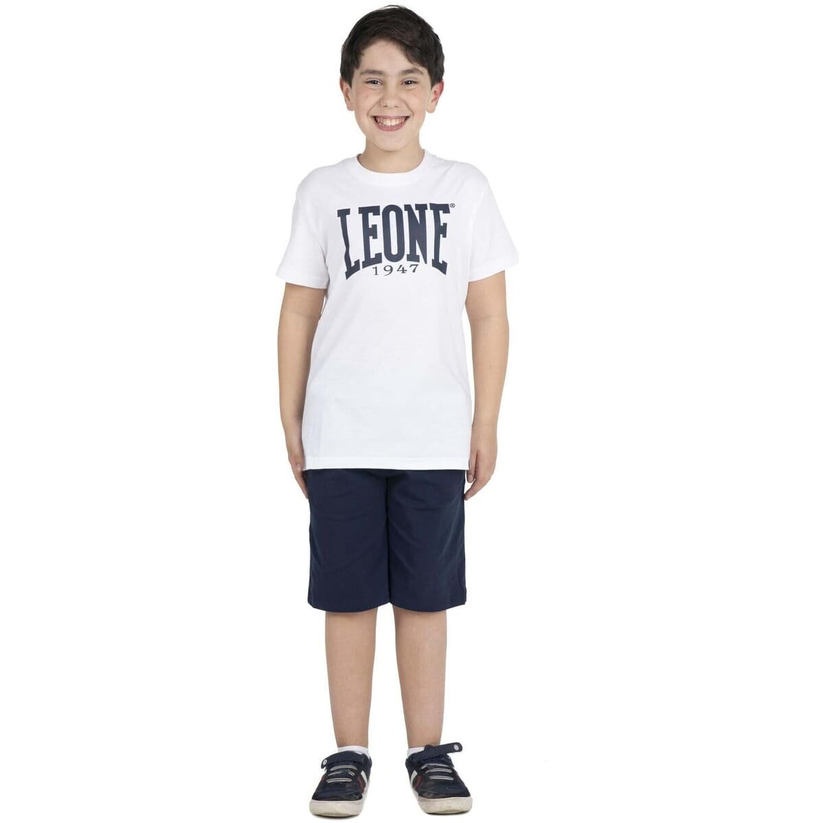 Boys' T-Shirts Leone 1947 White