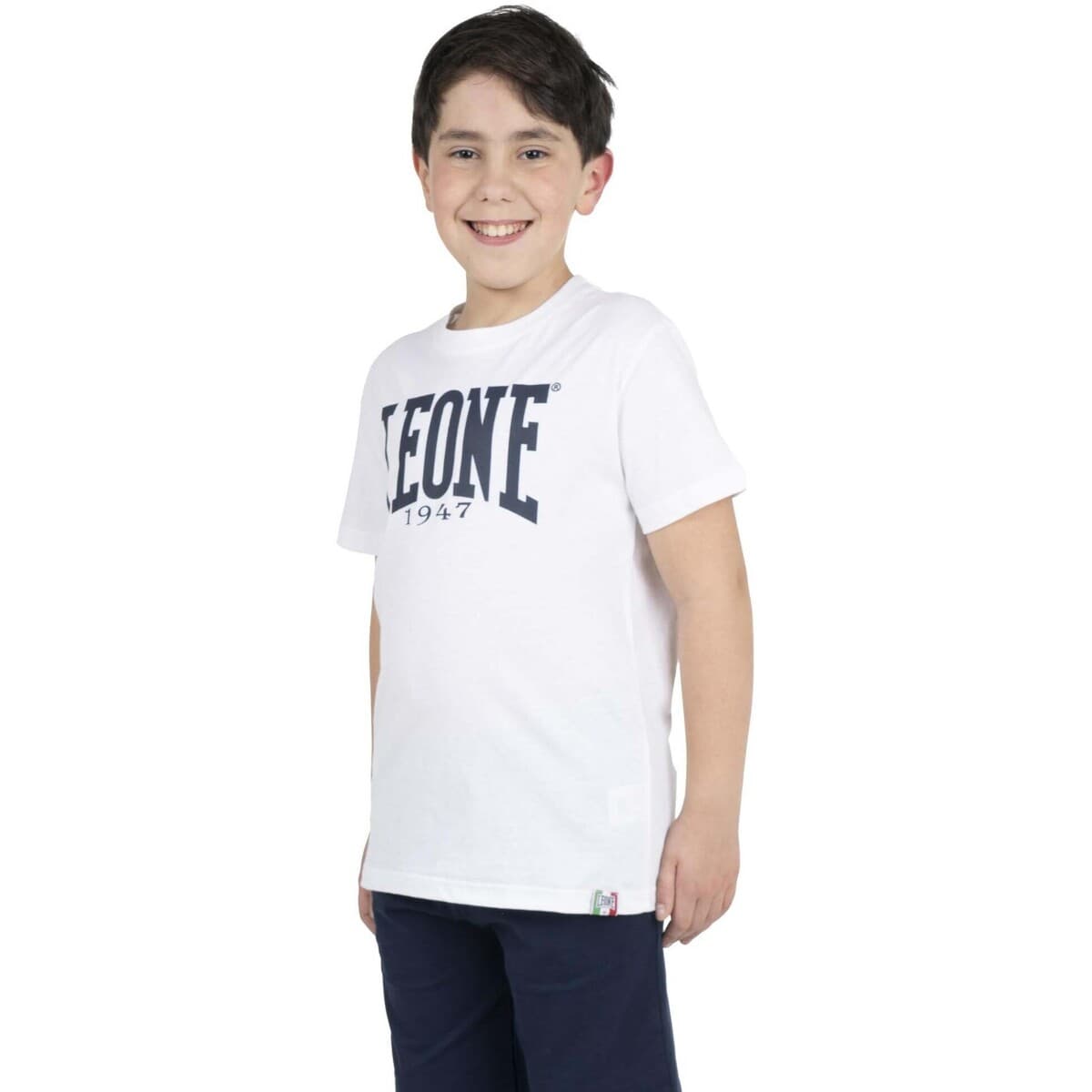 Boys' T-Shirts Leone 1947 White