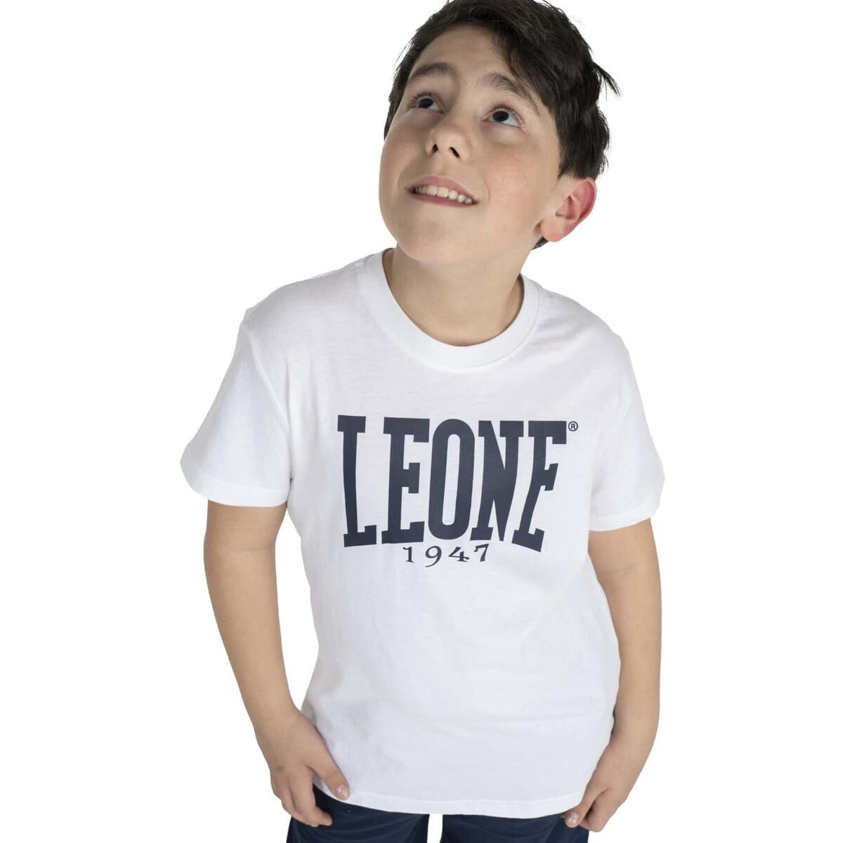 Boys' T-Shirts Leone 1947 White