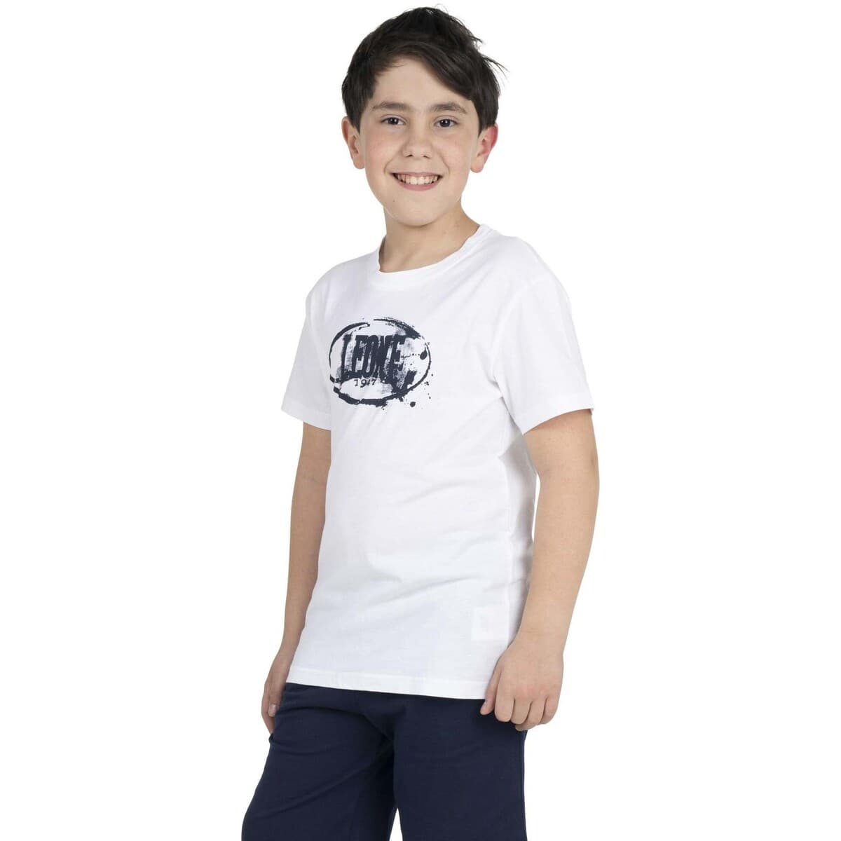 Boys' T-Shirts Leone 1947 White