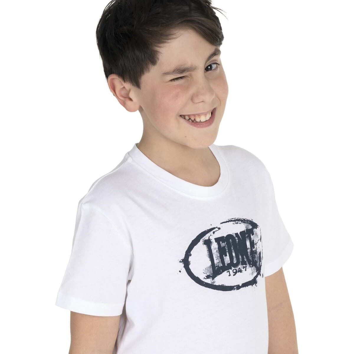 Boys' T-Shirts Leone 1947 White