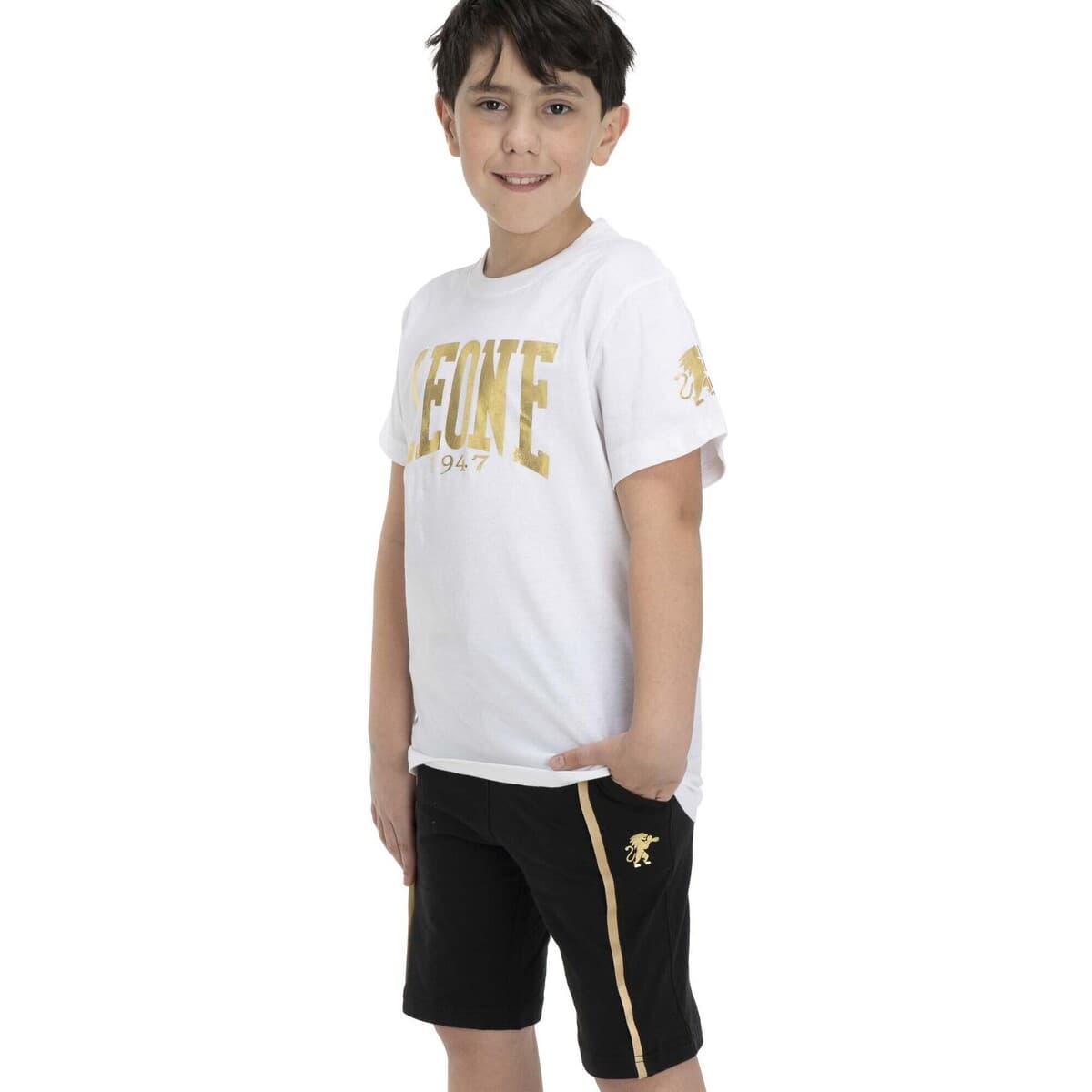 Boys' T-Shirts Leone 1947 White