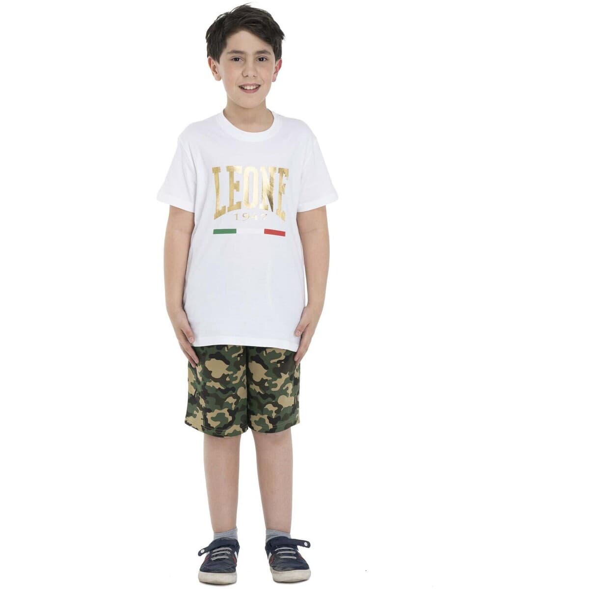 Boys' T-Shirts Leone 1947 White