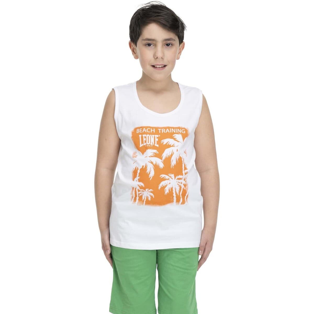 Αμάνικα/T-shirts χωρίς μανίκια Leone 1947 Boy Tank + Bermuda Beach
