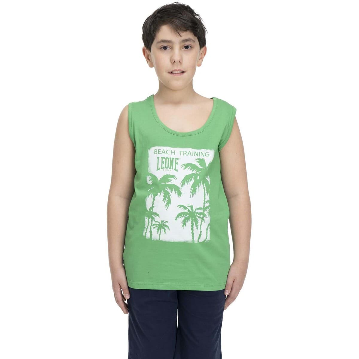 Αμάνικα/T-shirts χωρίς μανίκια Leone 1947 Boy Tank + Bermuda Beach