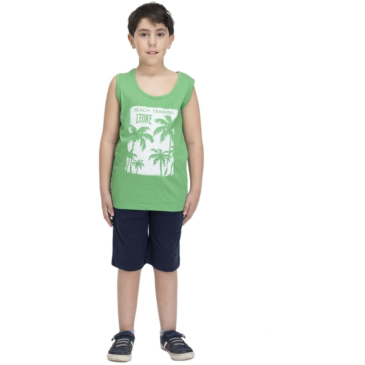 Boys' T-Shirts Leone 1947 Green