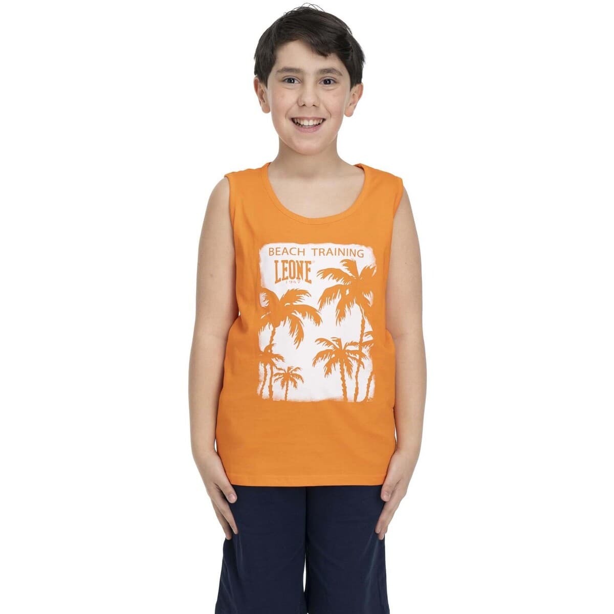 Αμάνικα/T-shirts χωρίς μανίκια Leone 1947 Boy Tank + Bermuda Beach
